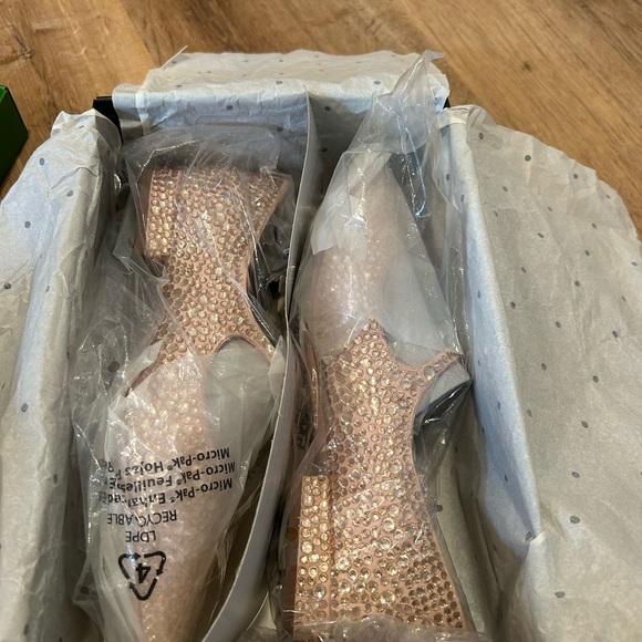 Kate Spade Maya Crystal Flat in Mochi Pink size 9.5 - Picture 17 of 17